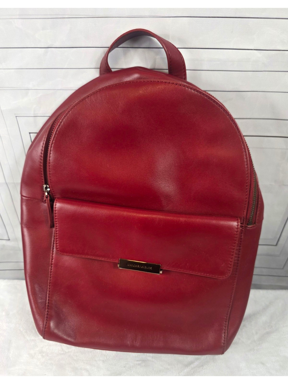 Fine Italian Leather Mandarina Duck Backpack